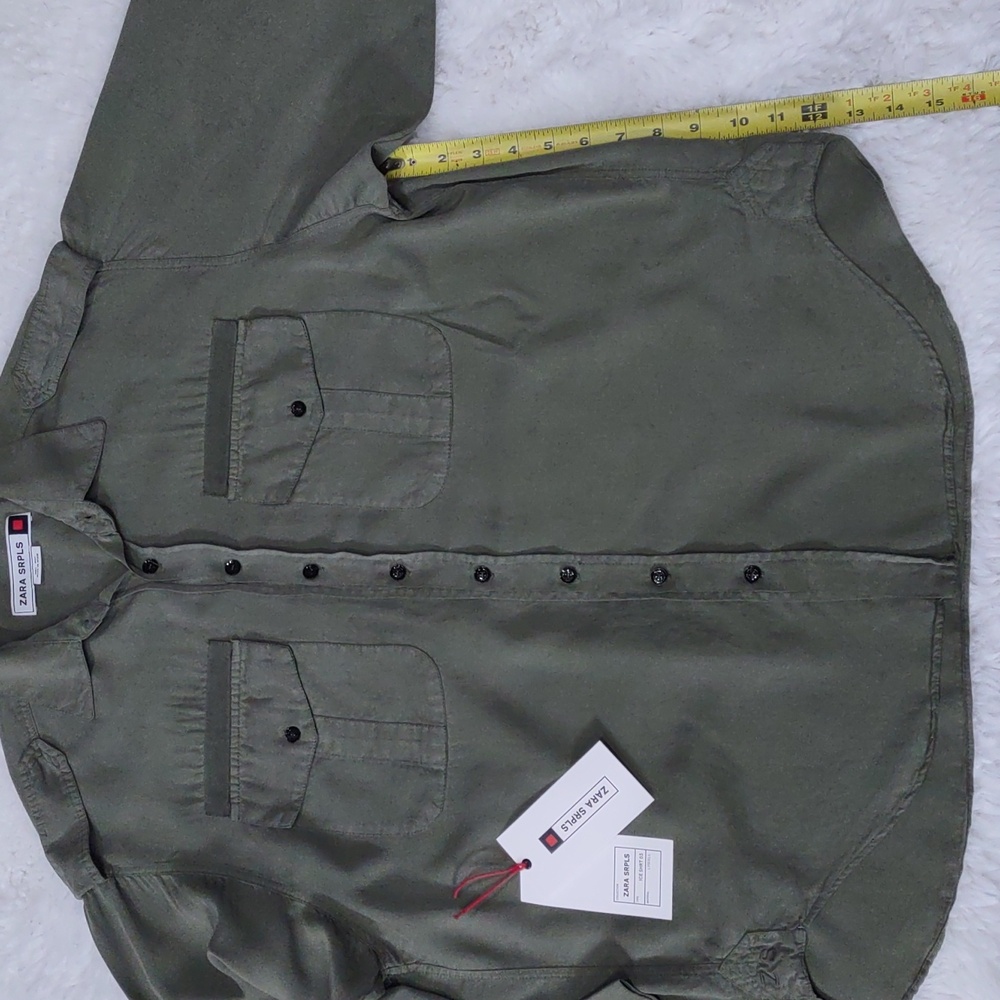 ZARA SRPLS LONG SLEEVE SHIRT. - Picture 14 of 17